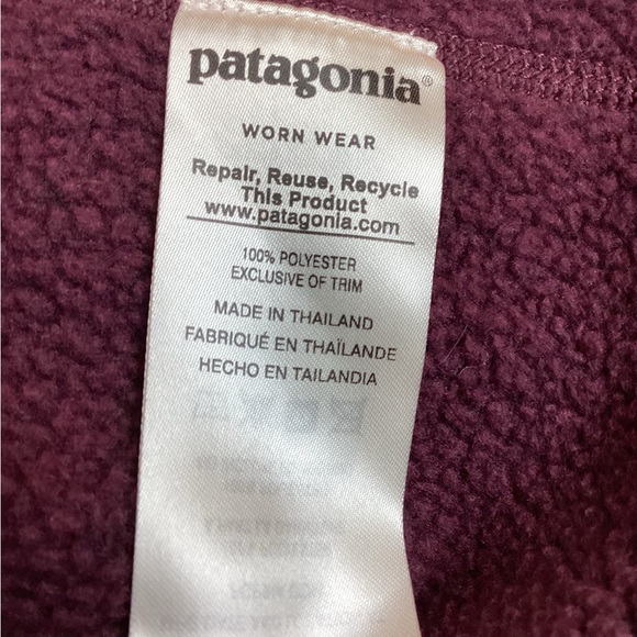 Patagonia Better Sweater 1/2 Zip Burgundy - Picture 12 of 13